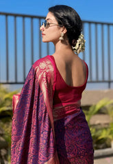 Kashmiri Design Banarasi Saree